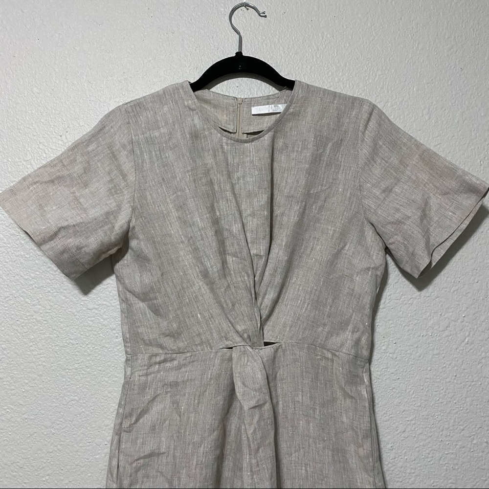 Shaina Mote Verana Jumpsuit 100% Linen 2 Euc Natural — image 7 of 8